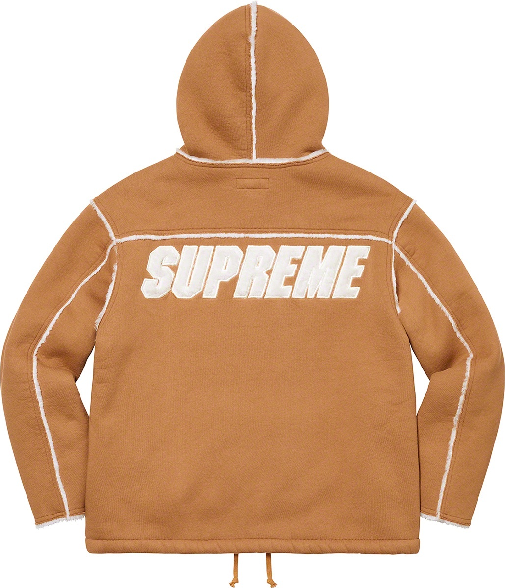 Faux Shearling Hooded Jacket view 12